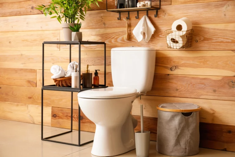 modern bathroom with toilet